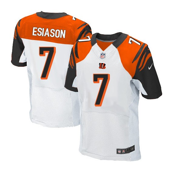 Cincinnati Bengals Boomer Esiason Official Nike White Elite Adult Road NFL Jersey
