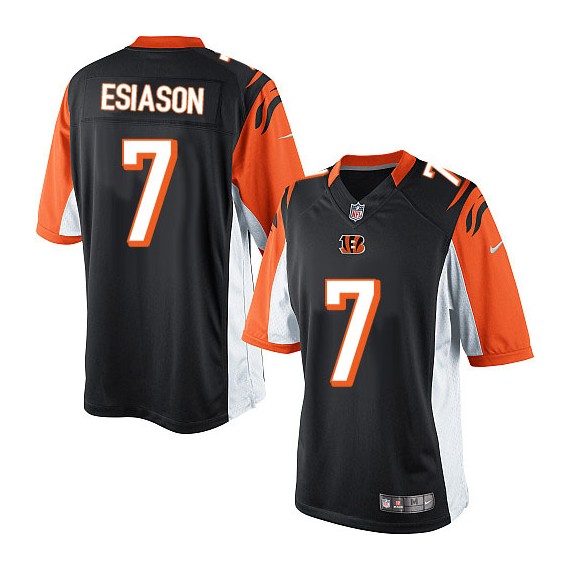 Cincinnati Bengals Boomer Esiason Official Nike Black Limited Adult Home NFL Jersey
