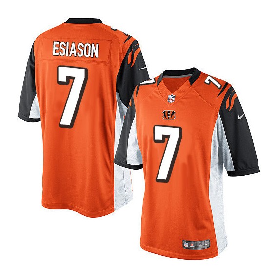 Cincinnati Bengals Boomer Esiason Official Nike Orange Limited Adult Alternate NFL Jersey