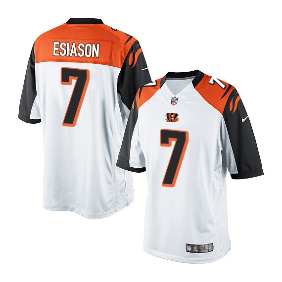 Cincinnati Bengals Boomer Esiason Official Nike White Limited Adult Road NFL Jersey