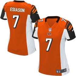 Cincinnati Bengals Boomer Esiason Official Nike Orange Limited Women's Alternate NFL Jersey