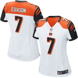 Cincinnati Bengals Boomer Esiason Official Nike White Limited Women's Road NFL Jersey