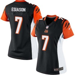 Cincinnati Bengals Boomer Esiason Official Nike Black Elite Women's Home NFL Jersey