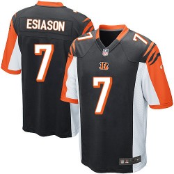 Cincinnati Bengals Boomer Esiason Official Nike Black Elite Youth Home NFL Jersey