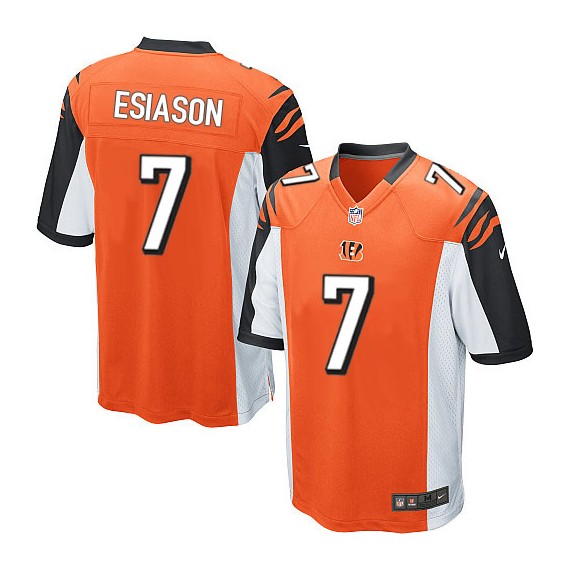Cincinnati Bengals Boomer Esiason Official Nike Orange Elite Youth Alternate NFL Jersey