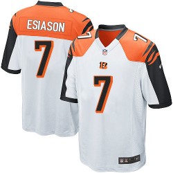 Cincinnati Bengals Boomer Esiason Official Nike White Limited Youth Road NFL Jersey