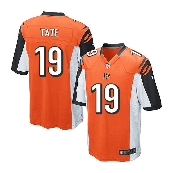 Cincinnati Bengals Brandon Tate Official Nike Orange Game Adult Alternate NFL Jersey