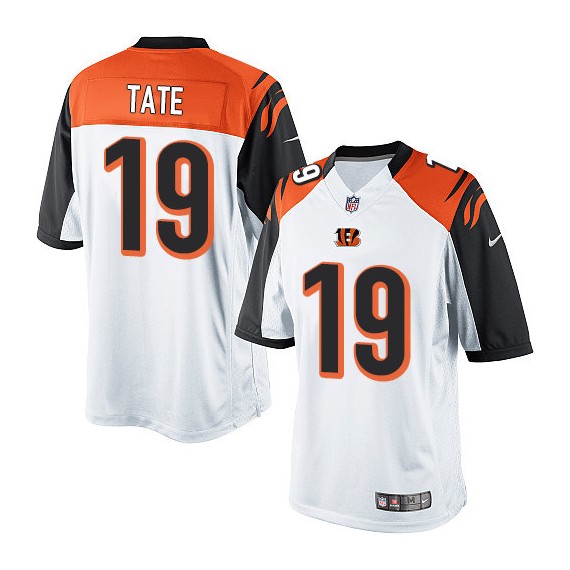 Cincinnati Bengals Brandon Tate Official Nike White Limited Adult Road NFL Jersey