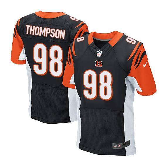Cincinnati Bengals Brandon Thompson Official Nike Black Elite Adult Home NFL Jersey