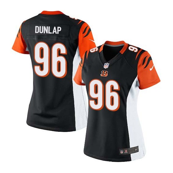 Cincinnati Bengals Carlos Dunlap Official Nike Black Elite Women's Home NFL Jersey