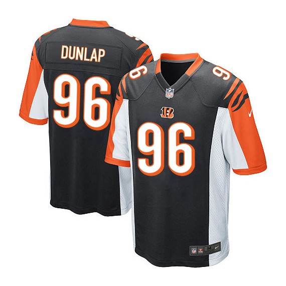 Cincinnati Bengals Carlos Dunlap Official Nike Black Elite Youth Home NFL Jersey