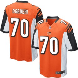Cincinnati Bengals Cedric Ogbuehi Official Nike Orange Game Adult Alternate NFL Jersey