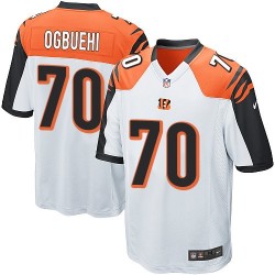 Cincinnati Bengals Cedric Ogbuehi Official Nike White Game Adult Road NFL Jersey