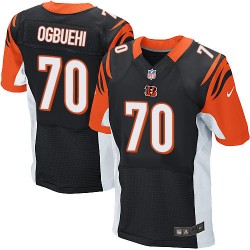 Cincinnati Bengals Cedric Ogbuehi Official Nike Black Elite Adult Home NFL Jersey