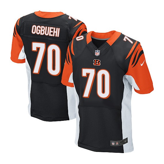 Cincinnati Bengals Cedric Ogbuehi Official Nike Black Elite Adult Home NFL Jersey