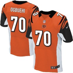 Cincinnati Bengals Cedric Ogbuehi Official Nike Orange Elite Adult Alternate NFL Jersey