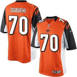 Cincinnati Bengals Cedric Ogbuehi Official Nike Orange Limited Youth Alternate NFL Jersey