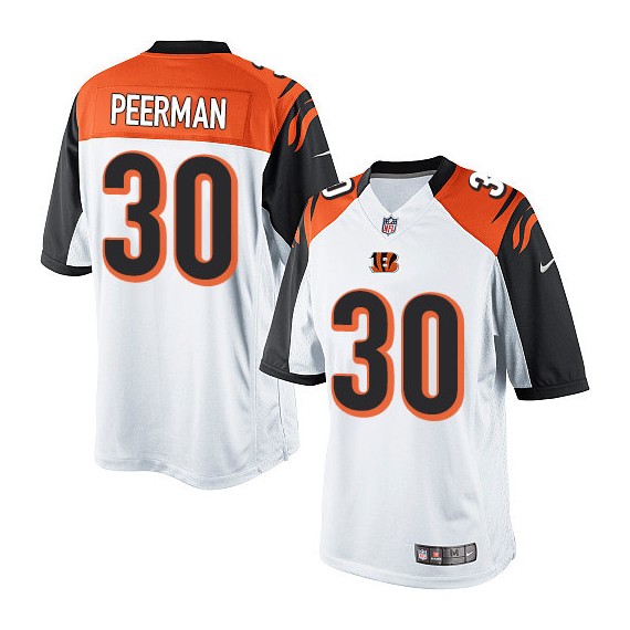 Cincinnati Bengals Cedric Peerman Official Nike White Limited Adult Road NFL Jersey