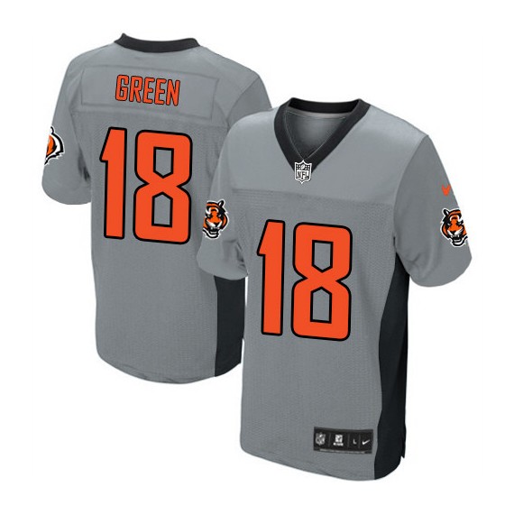 Cincinnati Bengals A.J. Green Official Nike Grey Shadow Game Adult NFL Jersey
