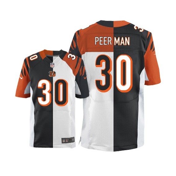 Cincinnati Bengals Cedric Peerman Official Nike Two Tone Limited Adult Team/Road NFL Jersey