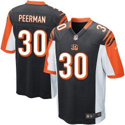 Cincinnati Bengals Cedric Peerman Official Nike Black Elite Youth Home NFL Jersey