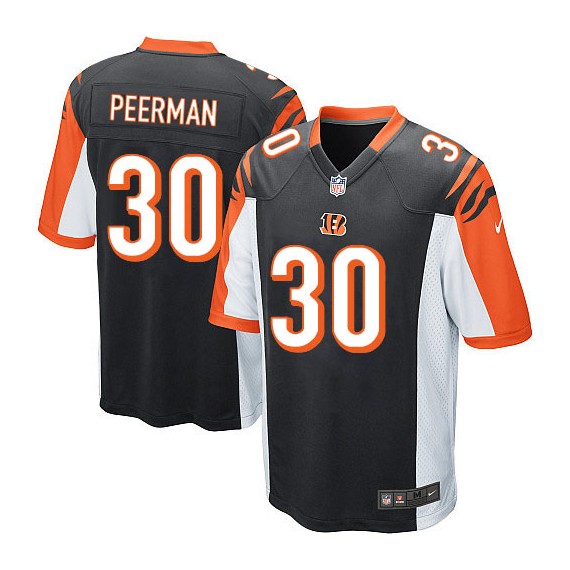 Cincinnati Bengals Cedric Peerman Official Nike Black Elite Youth Home NFL Jersey