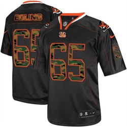 Cincinnati Bengals Clint Boling Official Nike Black Limited Adult Camo Fashion NFL Jersey