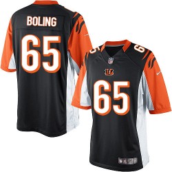 Cincinnati Bengals Clint Boling Official Nike Black Limited Adult Home NFL Jersey