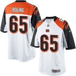 Cincinnati Bengals Clint Boling Official Nike White Limited Adult Road NFL Jersey