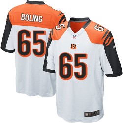 Cincinnati Bengals Clint Boling Official Nike White Limited Youth Road NFL Jersey