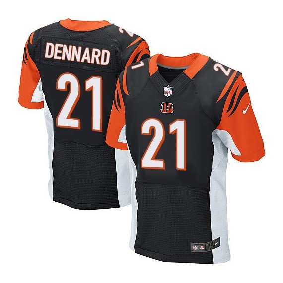 Cincinnati Bengals Darqueze Dennard Official Nike Black Elite Adult Home NFL Jersey