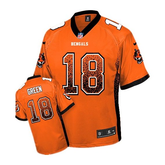 Cincinnati Bengals A.J. Green Official Nike Orange Limited Adult Drift Fashion NFL Jersey
