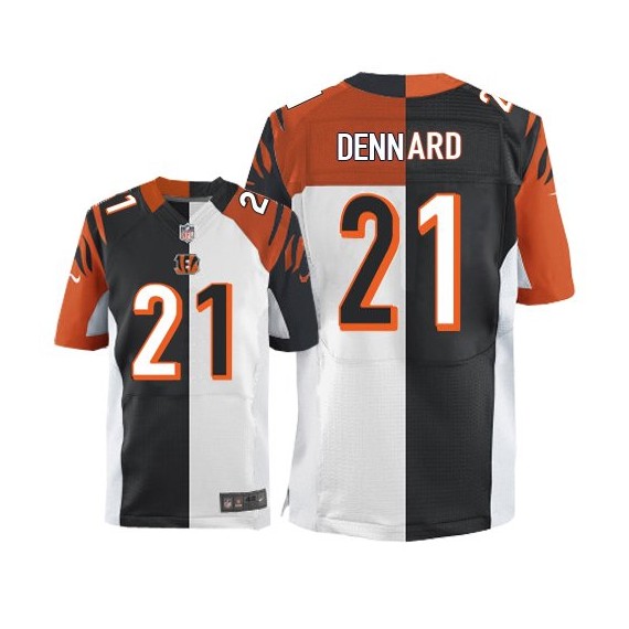 Cincinnati Bengals Darqueze Dennard Official Nike Two Tone Limited Adult Team/Road NFL Jersey
