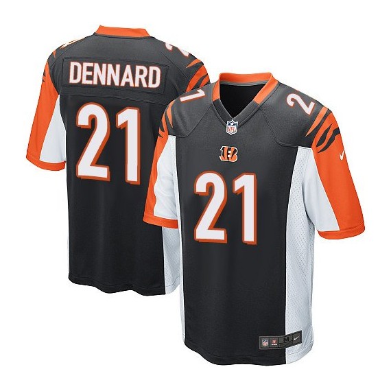 Cincinnati Bengals Darqueze Dennard Official Nike Black Game Adult Home NFL Jersey