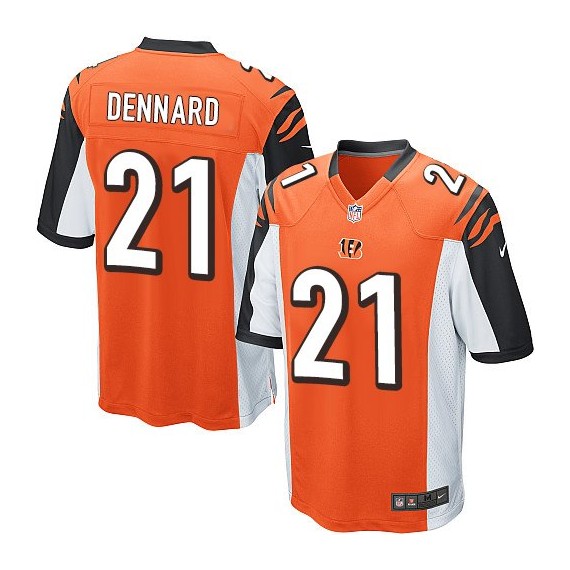 Cincinnati Bengals Darqueze Dennard Official Nike Orange Game Adult Alternate NFL Jersey