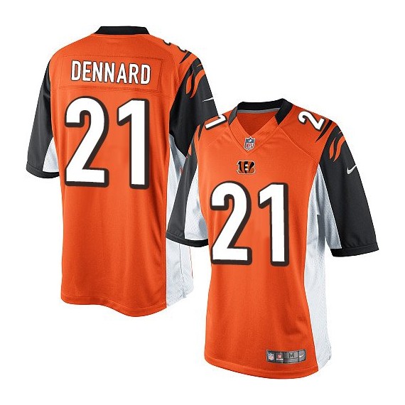 Cincinnati Bengals Darqueze Dennard Official Nike Orange Elite Youth Alternate NFL Jersey