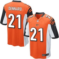 Cincinnati Bengals Darqueze Dennard Official Nike Orange Game Youth Alternate NFL Jersey