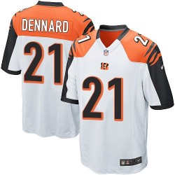 Cincinnati Bengals Darqueze Dennard Official Nike White Game Youth Road NFL Jersey