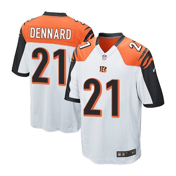Cincinnati Bengals Darqueze Dennard Official Nike White Game Youth Road NFL Jersey