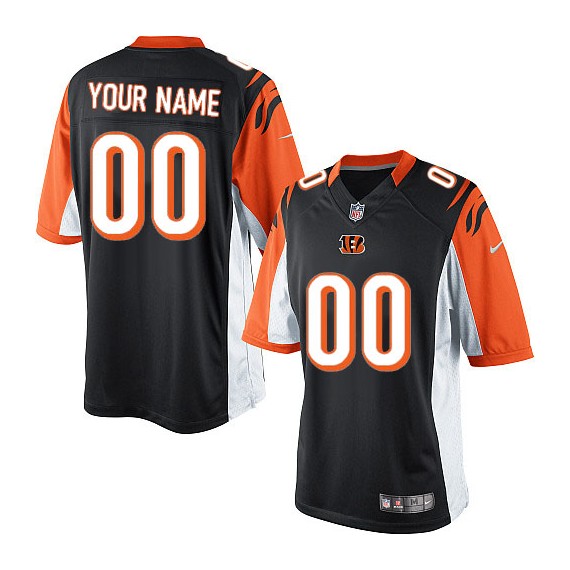 Nike Cincinnati Bengals Men's Customized Limited Black Home Jersey