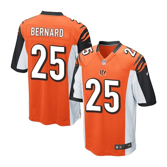 Cincinnati Bengals Giovani Bernard Official Nike Orange Game Adult Alternate NFL Jersey