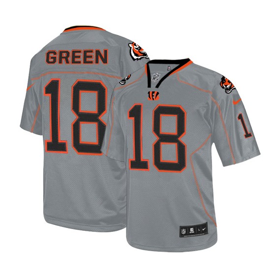 Cincinnati Bengals A.J. Green Official Nike Lights Out Grey Limited Adult NFL Jersey