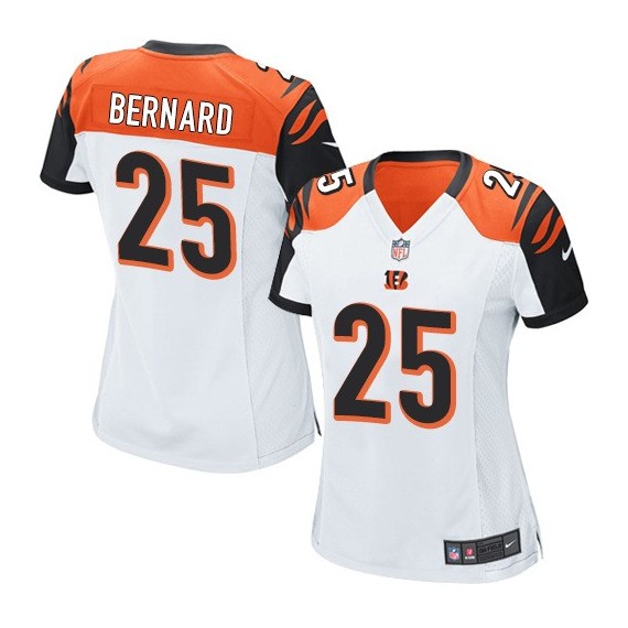 Cincinnati Bengals Giovani Bernard Official Nike White Limited Women's Road NFL Jersey