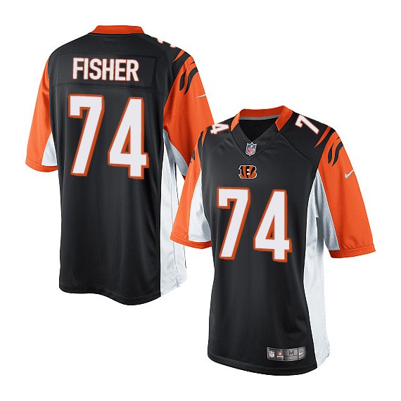 Cincinnati Bengals Jake Fisher Official Nike Black Limited Adult Home NFL Jersey