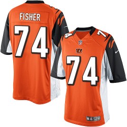 Cincinnati Bengals Jake Fisher Official Nike Orange Limited Youth Alternate NFL Jersey
