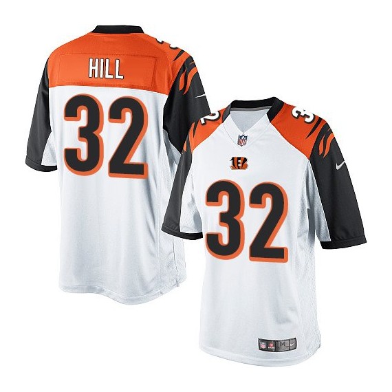 Cincinnati Bengals Jeremy Hill Official Nike White Limited Adult Road NFL Jersey