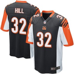 Cincinnati Bengals Jeremy Hill Official Nike Black Game Youth Home NFL Jersey