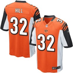 Cincinnati Bengals Jeremy Hill Official Nike Orange Game Youth Alternate NFL Jersey