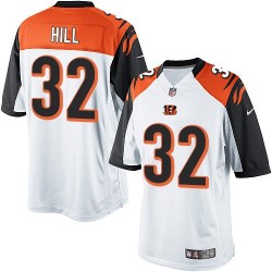 Cincinnati Bengals Jeremy Hill Official Nike White Limited Youth Road NFL Jersey