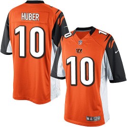 Cincinnati Bengals Kevin Huber Official Nike Orange Limited Adult Alternate NFL Jersey